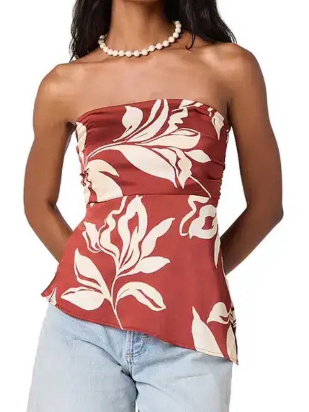 ASTR The Label Annabeth Strapless Top